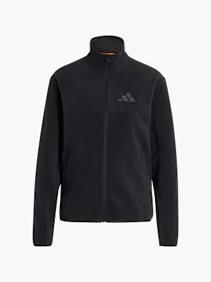 adidas Terrex Multi Essentials Fleecejacke, durchgehender Reißverschluss Schwarz