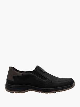 Rieker Herren Slipper Schwarz