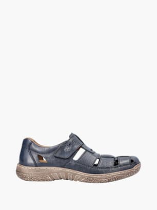 Rieker Herren Slipper Blau