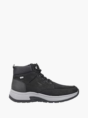 Rieker Herren Schnürstiefel Schwarz