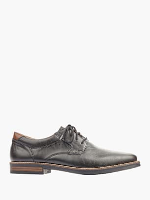 Rieker Herren Schnürschuhe Schwarz