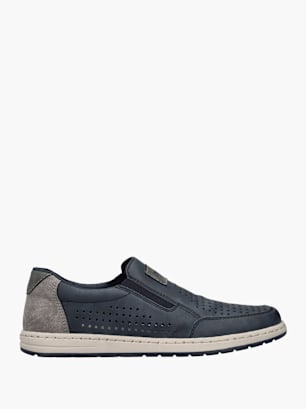 Rieker Herren Slipper Blau