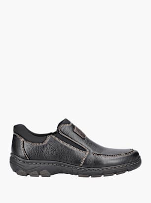 Rieker Herren Slipper Schwarz
