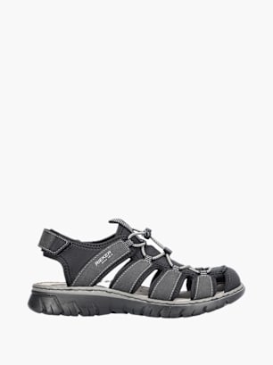 Rieker Herren Trekkingsandalen Schwarz