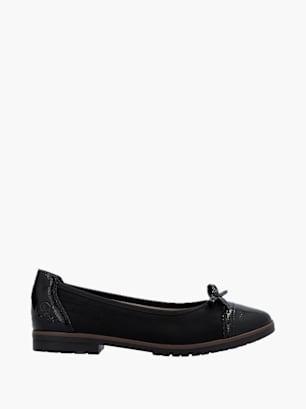 Rieker Damen Ballerinas Schwarz
