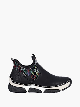 Rieker Damen Slipper Schwarz