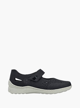 Rieker Damen Slipper Blau