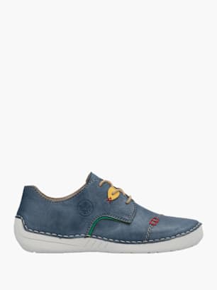 Rieker Damen Schnürschuhe Blau