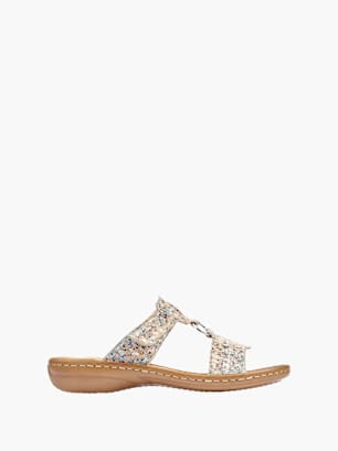 Rieker Damen Pantoletten Multicolor