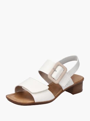 Rieker Damen Riemchensandaletten Beige