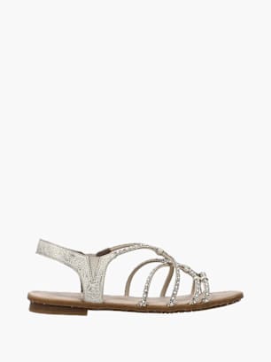 Rieker Damen Riemchensandalen Beige