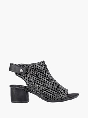 Rieker Damen Sandaletten Schwarz