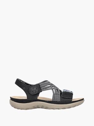 Rieker Damen Trekkingsandalen Schwarz