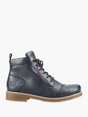 Rieker Damen Schnürstiefel Blau
