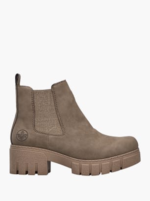 Rieker Damen Chelsea Boots Beige