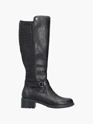 Rieker Damen Hochschaftstiefel Schwarz