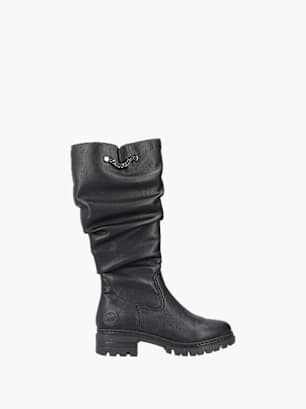 Rieker Damen Hochschaftstiefel Schwarz
