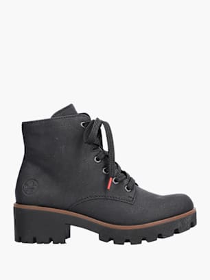 Rieker Damen Biker Boots Schwarz