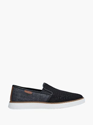 Rieker Herren Slipper Blau