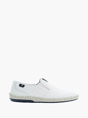 Rieker Herren Slipper Weiß