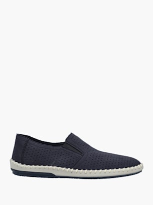 Rieker Herren Slipper Blau
