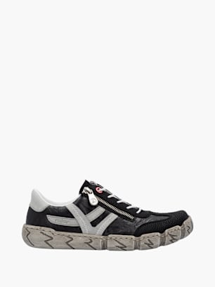 Rieker Damen Schnürschuhe Schwarz