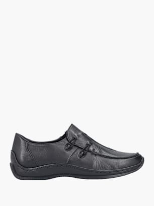 Rieker Damen Slipper Schwarz