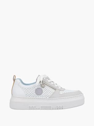 Rieker Damen Sneaker Low Weiß