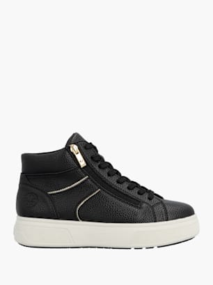 Rieker Damen Sneaker High Schwarz