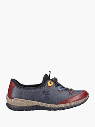 Rieker Damen Slipper Blau
