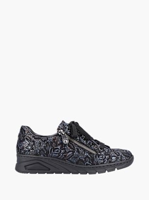 Rieker Damen Schnürschuhe Schwarz