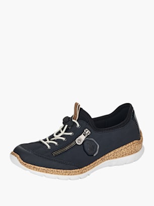 Rieker Damen Slipper Blau