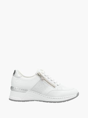Rieker Damen Sneaker Low Weiß