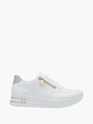 Rieker Damen Sneaker Low Weiß