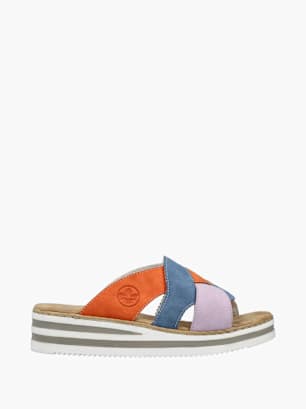 Rieker Damen Pantoletten Multicolor