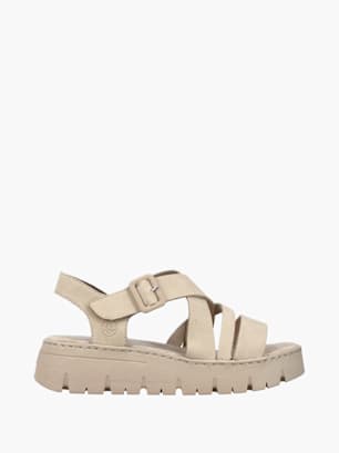 Rieker Damen Riemchensandalen Beige