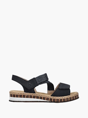 Rieker Damen Riemchensandalen Blau