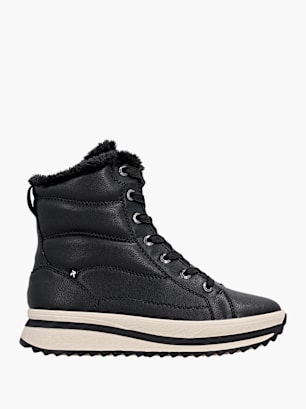 Rieker Damen Schnürstiefel Schwarz