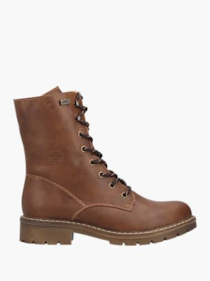 Rieker Damen Schnürstiefel Braun