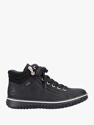 Rieker Damen Schnürstiefel Schwarz