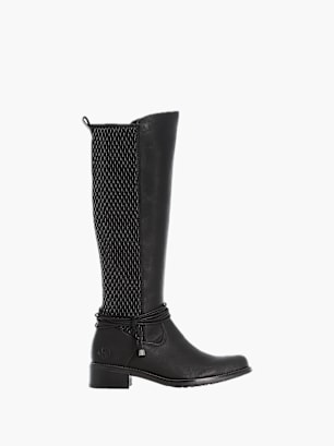 Rieker Damen Hochschaftstiefel Schwarz
