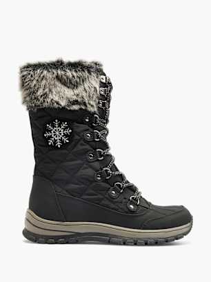 Cortina Bottes à lacets Noir