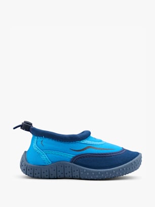 Blue Fin Sandales de plage et bain Bleu