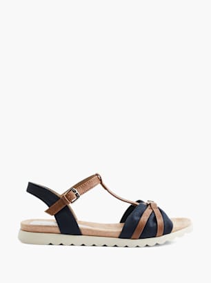 TOM TAILOR Sandale Bleu foncé