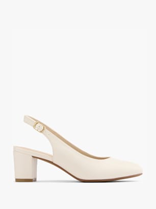 Graceland Tacones con hebilla Beige