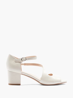 Graceland Tacones con hebilla Blanco