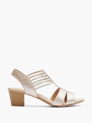 Graceland Højhælet sandal Lyserød