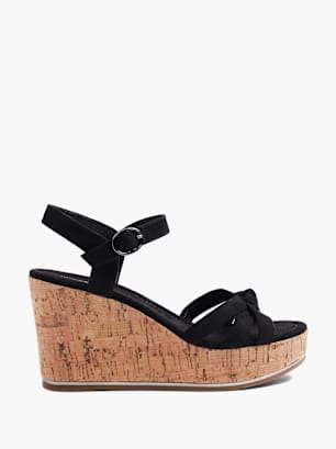 Graceland Sandalette Schwarz