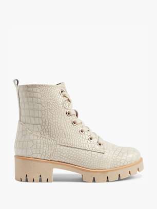 Catwalk Snørestøvle Beige