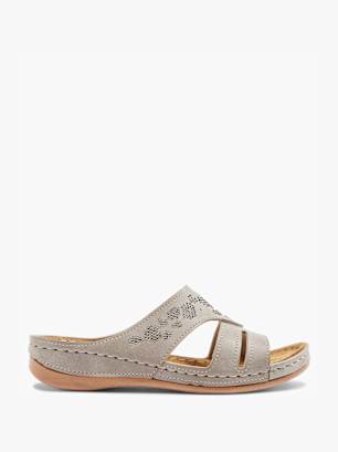 Easy Street Chinelo com palmilha alta Taupe